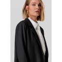 Fracomina blazer aperto regular in raso di viscosa fy26sj3012w83601 [22bc47ab]