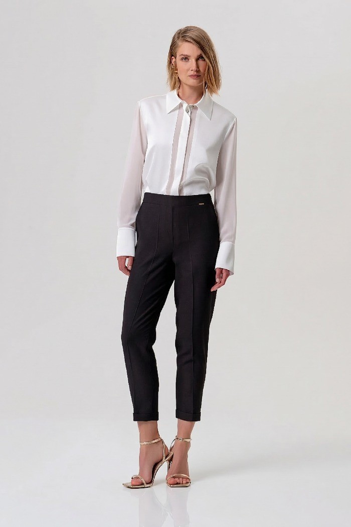 Fracomina pantalone regular modello chino fy26sv4010w83601 [83972cbd]