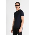 Antony Morato t-shirt super slim fit con stampa logo mmks02324-fa120031 [a15bb7d5]