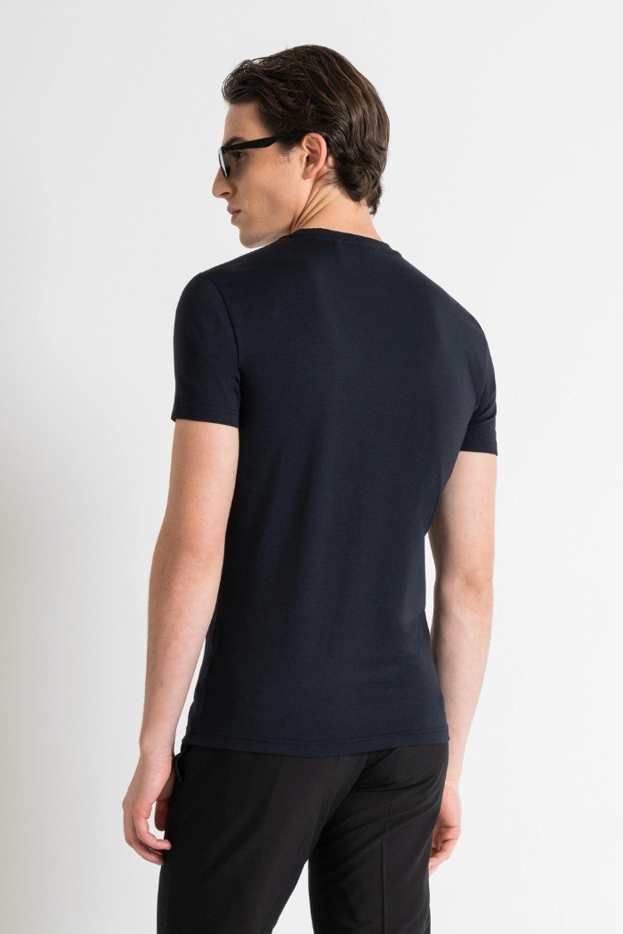 Antony Morato t-shirt super slim fit con stampa logo mmks02324-fa120031 [787df4d8]