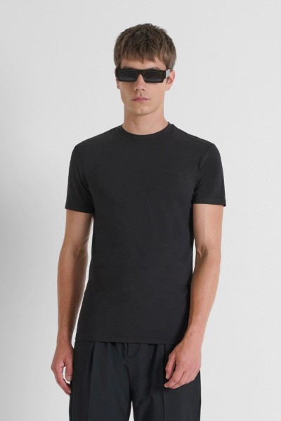 Antony Morato t-shirt super slim fit con stampa logo mmks02324-fa120031 — 805219040078589_3