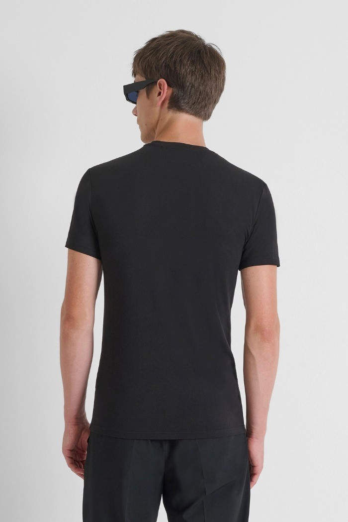 Antony Morato t-shirt super slim fit con stampa logo mmks02324-fa120031 [c861f652]