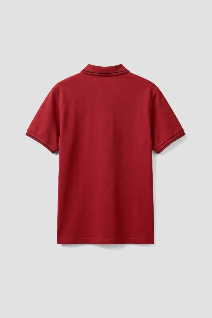 Antony Morato polo regular in piquet di cotone con logo mmks02609-fa100083 [b7b2d267]