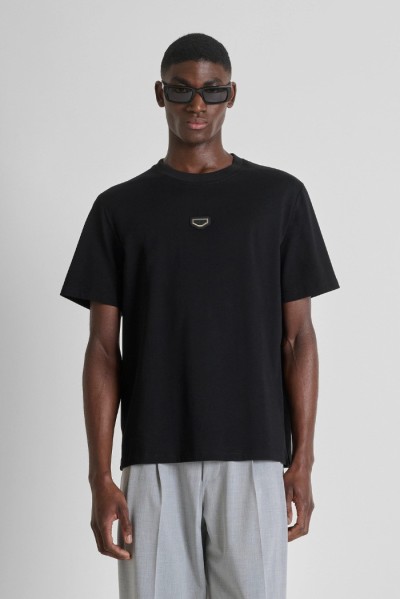 Antony Morato t-shirt relaxed fit con logo gommato mmks02612-fa100258 [c044a2c9]