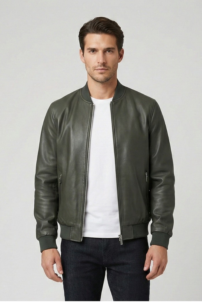 Markup bomber in ecopelle MK14005 [c8c685c2]