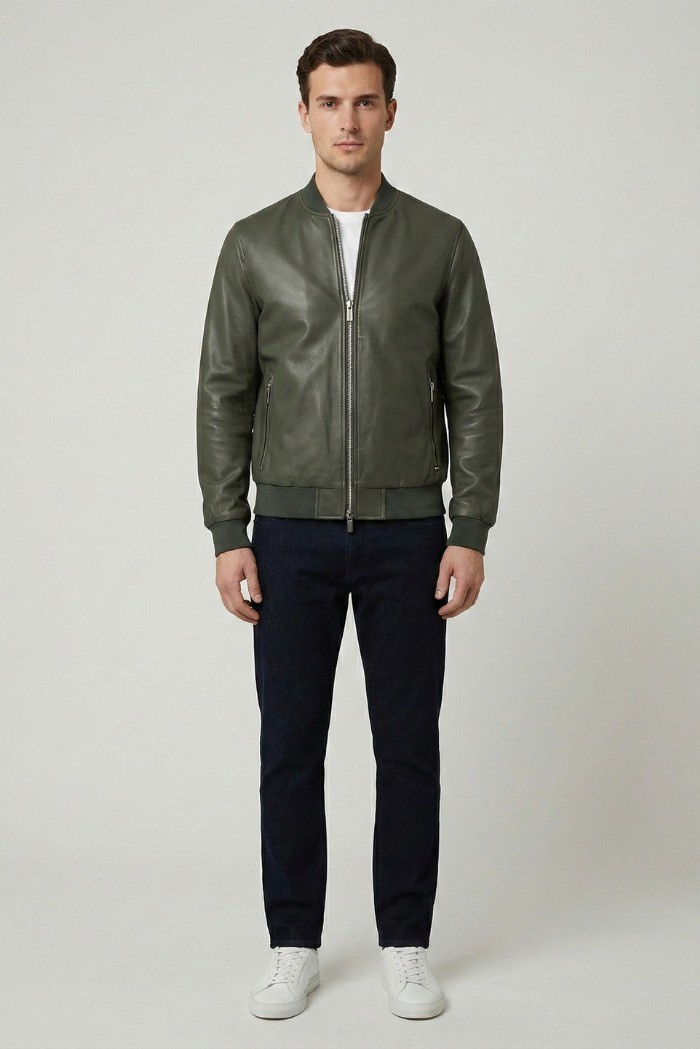 Markup bomber in ecopelle MK14005 [7a8b03d8]