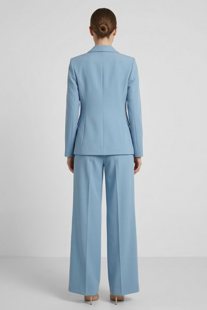 Fresh Flower abito con pantalone flare FD706 [1875ef17]