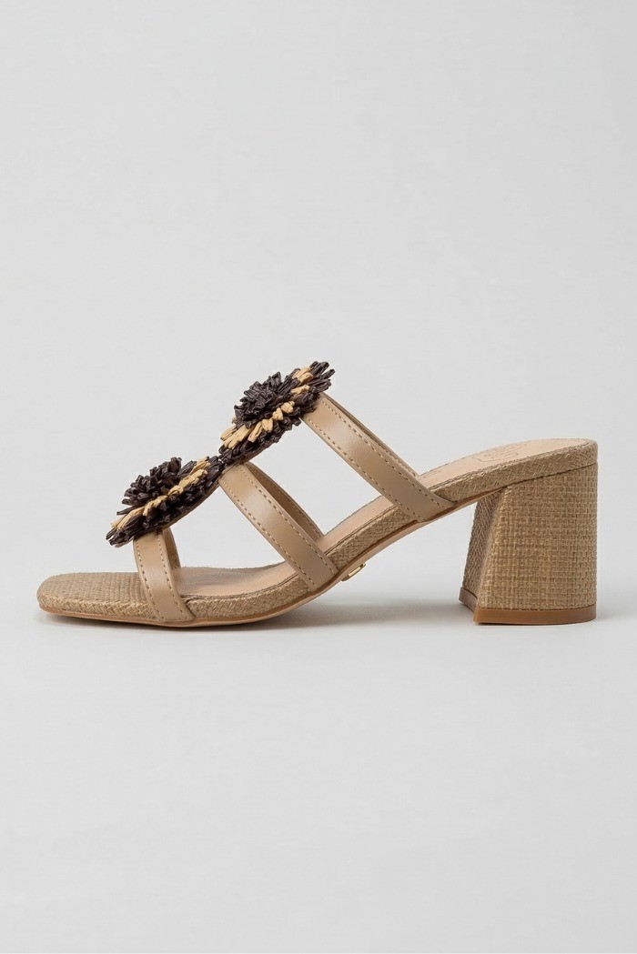 Gold & Gold sandalo con dettagli floreali GK230 [acd35580]