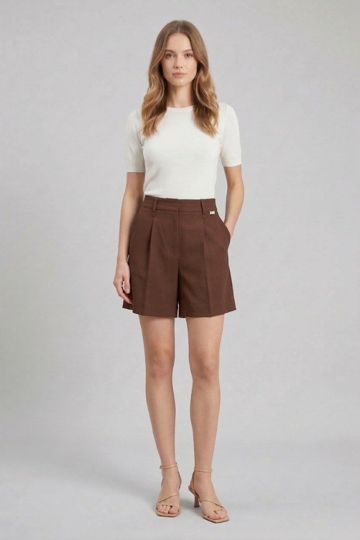 Markup shorts in misto viscosa MW1650202 [19da6324]