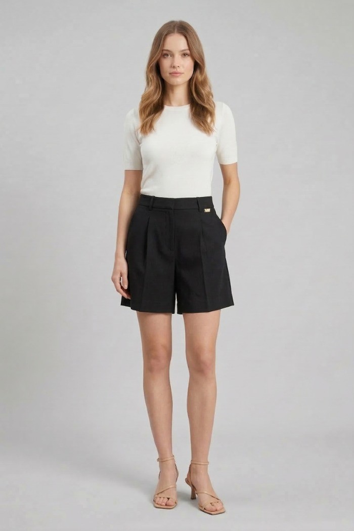 Markup shorts in misto viscosa MW1650202 [6bda7643]