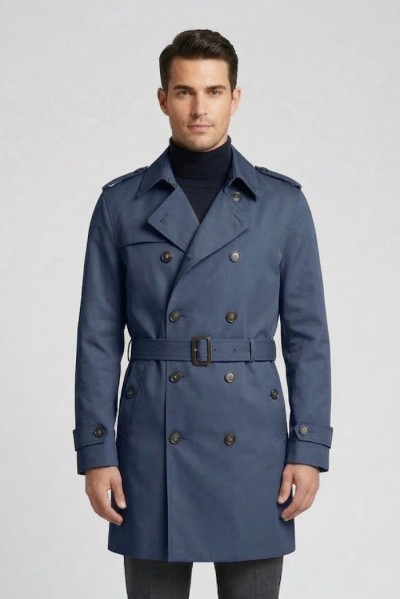 Markup trench doppiopetto in misto cotone MK1940027 — 805219040078361_1