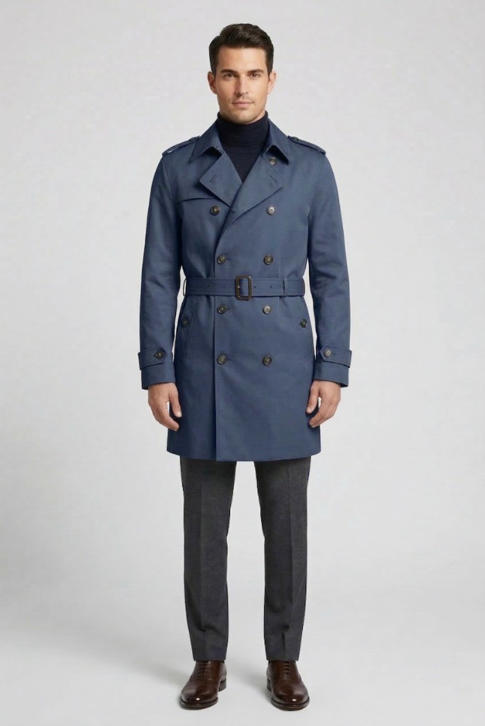 Markup trench doppiopetto in misto cotone MK1940027 [33ca7b0c]