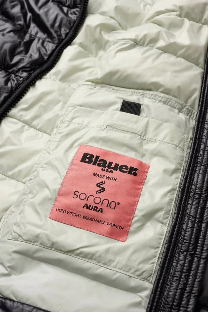 Blauer giubbetto leggermente imbottito Caroll 26sbldc02170-006648 [9762d15e]