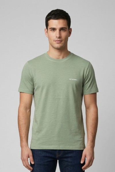 Roy Roger's t-shirt girocollo in jersey Supima RRU90049CG060569 [0ee9315a]