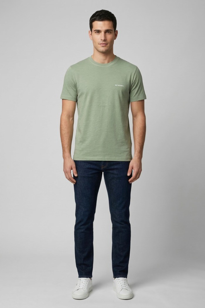 Roy Roger's t-shirt girocollo in jersey Supima RRU90049CG060569 [60d2b353]