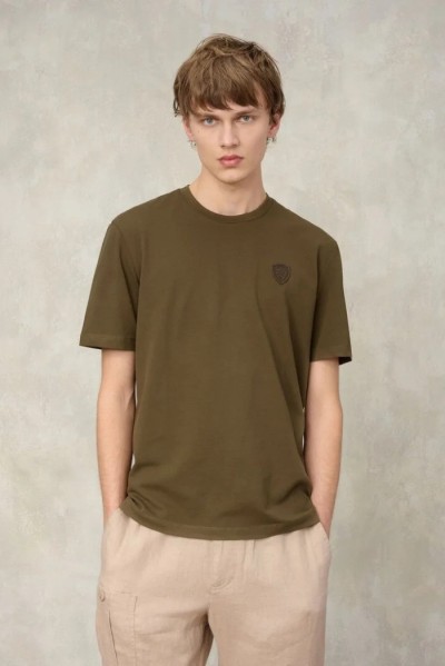 Blauer t-shirt girocollo Athens 26sbluh02306-007440 [83018a0b]
