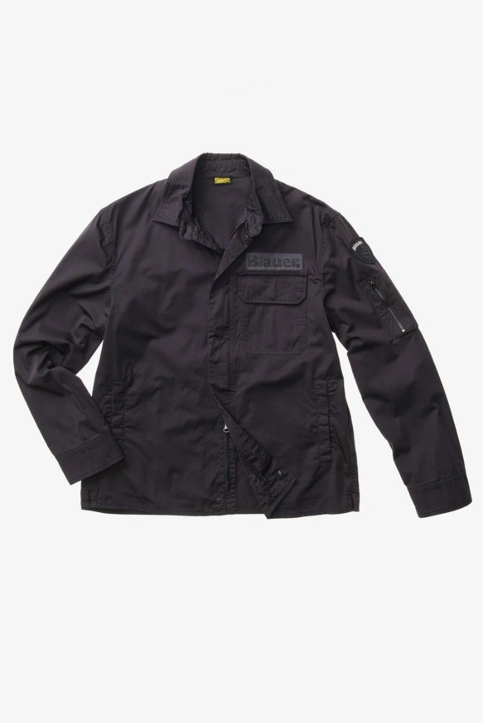 Blauer camicia multitasche Lambert 26sblus04360-007499 [66f05b15]