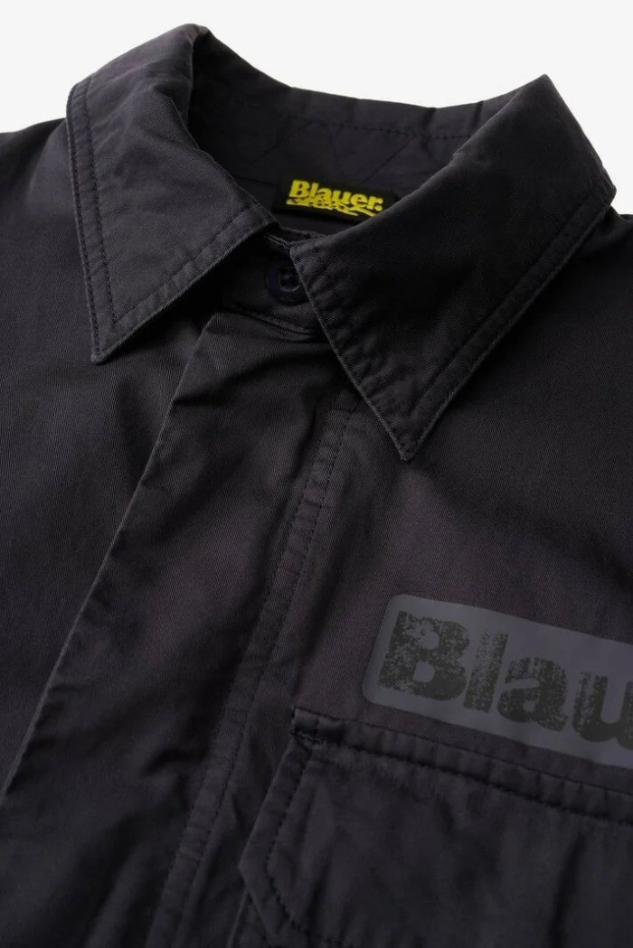 Blauer camicia multitasche Lambert 26sblus04360-007499 [d1ed9a11]