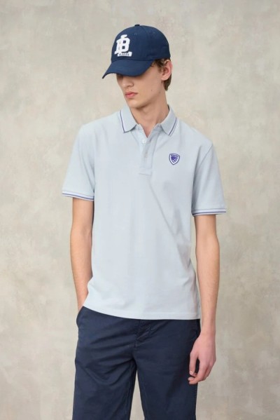 Blauer polo doppia riga Agassiz 26sblut02293-006801 [7dc4c6ca]