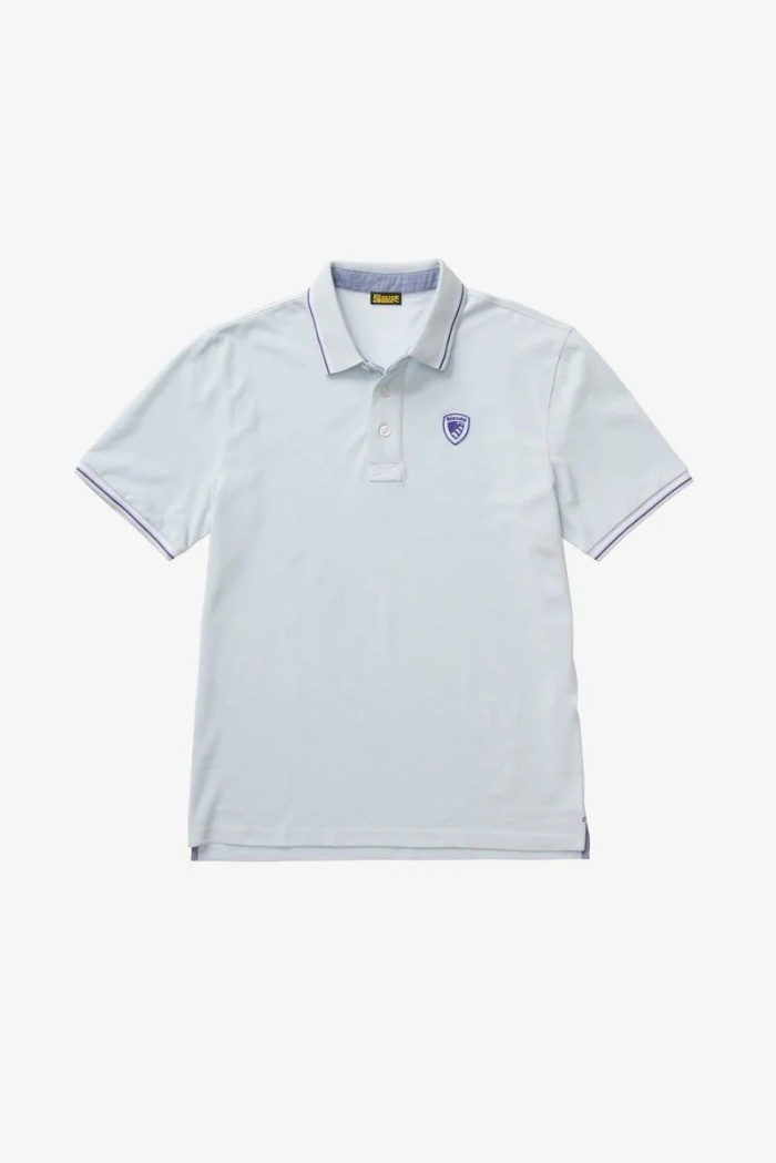 Blauer polo doppia riga Agassiz 26sblut02293-006801 [16af03dd]