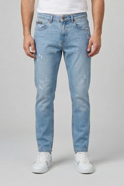 Squad2 jeans in denim di cotone Los Angeles 226005 lav.3 — 805219040078498_1