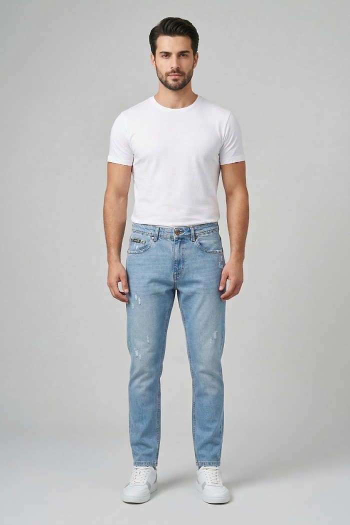 Squad2 jeans in denim di cotone Los Angeles 226005 lav.3 [d9891c25]