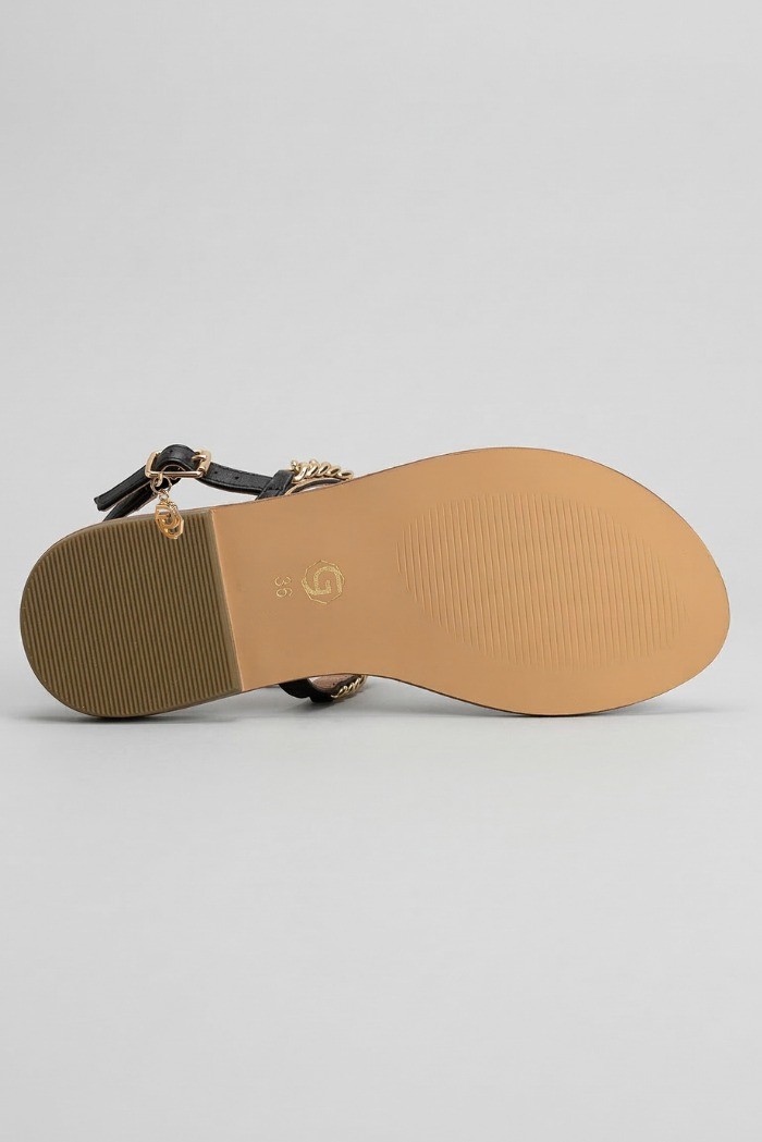 Gold & Gold sandalo infradito con gioielli GL782 [0a53cf9f]