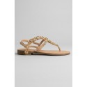Gold & Gold sandalo infradito con gioielli GL782 [84302748]