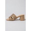 Gold & Gold ciabatta strass con tacco GU355 [156a5cb1]