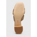 Gold & Gold ciabatta strass con tacco GU355 [103a1baf]