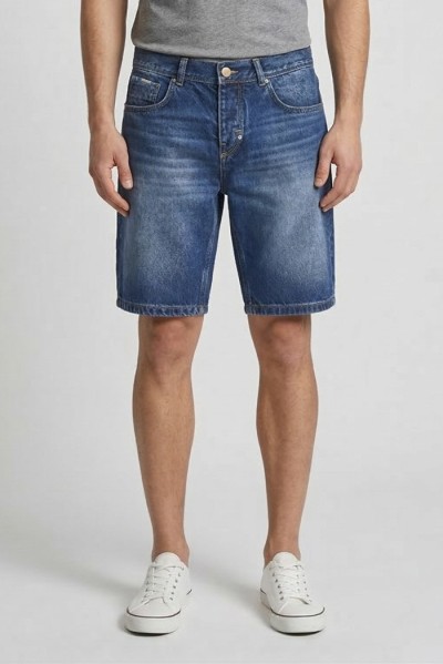 Antony Morato bermuda slim fit in denim Argon mmds00076-fa700169-w02256 — 805219040078639_1