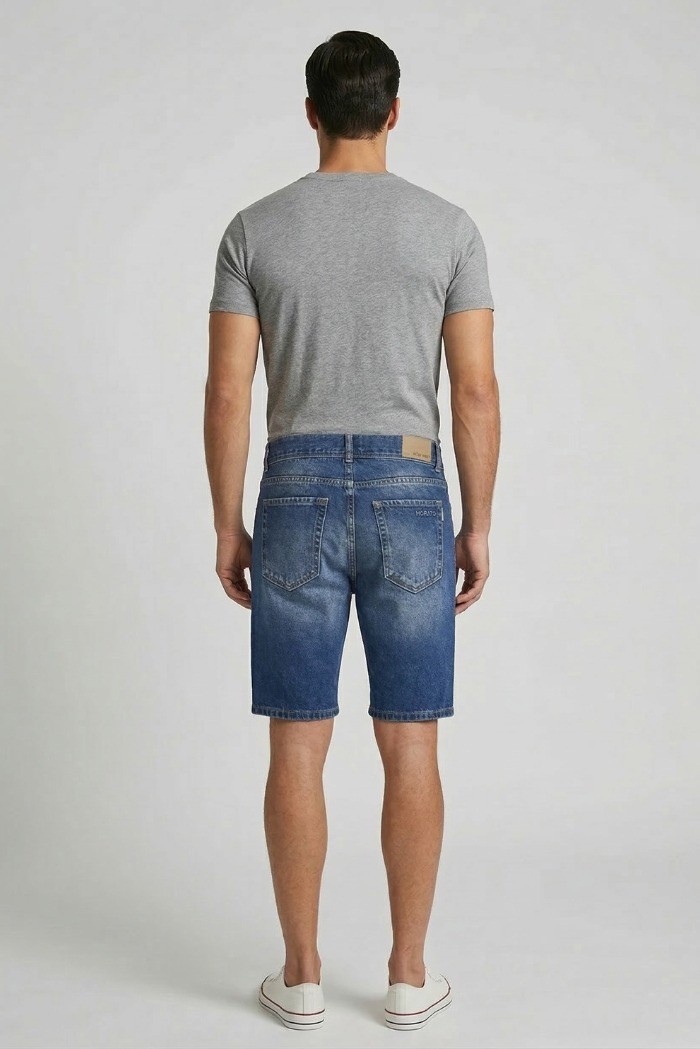 Antony Morato bermuda slim fit in denim Argon mmds00076-fa700169-w02256 [468b2160]