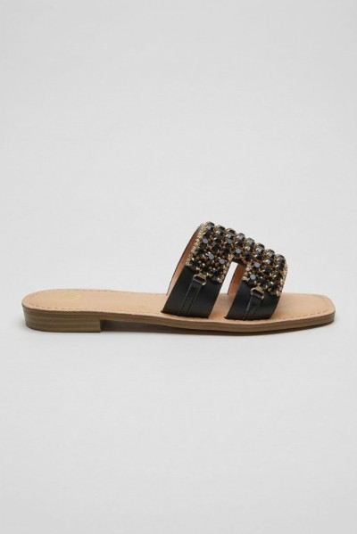 Gold & Gold ciabatta con strass GL783 [be0713cd]