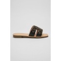 Gold & Gold ciabatta con strass GL783 [be0713cd]