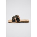 Gold & Gold ciabatta con strass GL783 [672150c0]