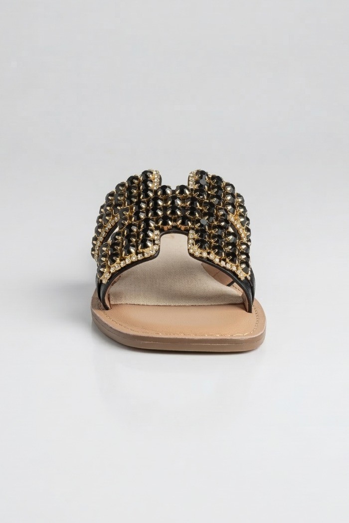 Gold & Gold ciabatta con strass GL783 [d03c91c4]