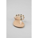 Gold & Gold sandalo infradito con dettaglio gioiello GL787 [83330153]