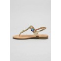 Gold & Gold sandalo infradito con dettaglio gioiello GL787 [4d39941f]