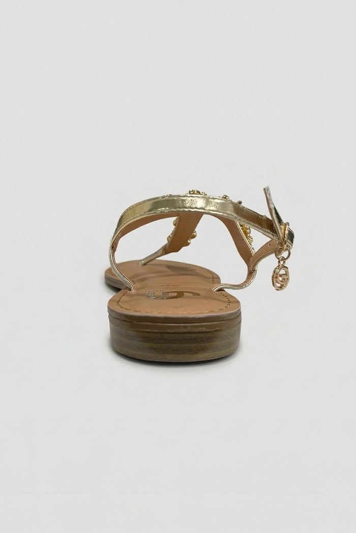 Gold & Gold sandalo infradito con dettaglio gioiello GL787 [ff741205]