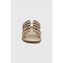 Gold & Gold ciabatta con dettaglio strass GL820 [2ff2de77]