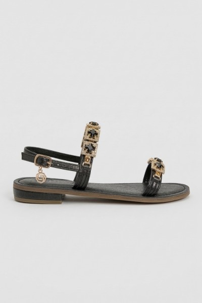 Gold & Gold sandalo con dettaglio gioiello GL823 [36106be0]