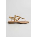 Gold & Gold sandalo infradito con dettaglio gioiello GL835 [766c6770]