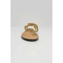 Gold & Gold sandalo infradito con dettaglio gioiello GL835 [d9b35c90]