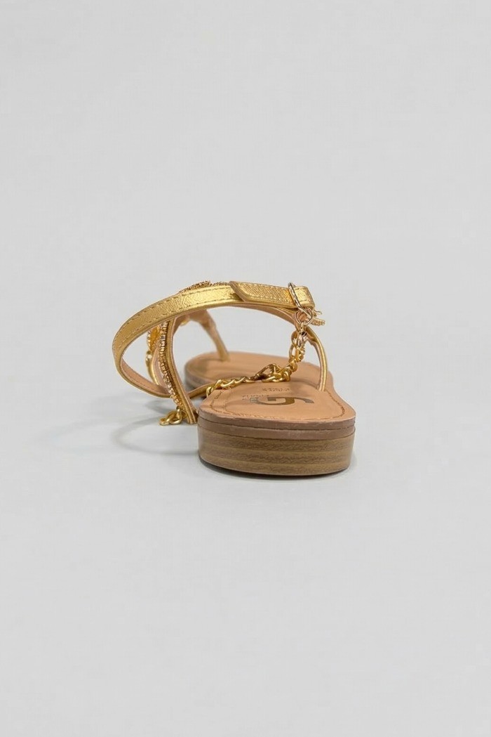 Gold & Gold sandalo infradito con dettaglio gioiello GL835 [dce31b8e]