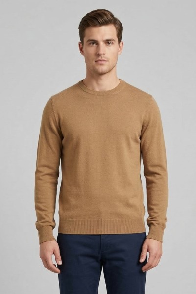 Urban Ring maglia girocollo in misto lino e cotone UR1100030 [2d53e056]