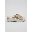 Riposella ciabatta con fascia a strappo Greta E D20220 [1d6de062]