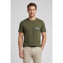 Urban Ring t-shirt in cotone con stampe e taschino UR1110024 [f0dba7cd]