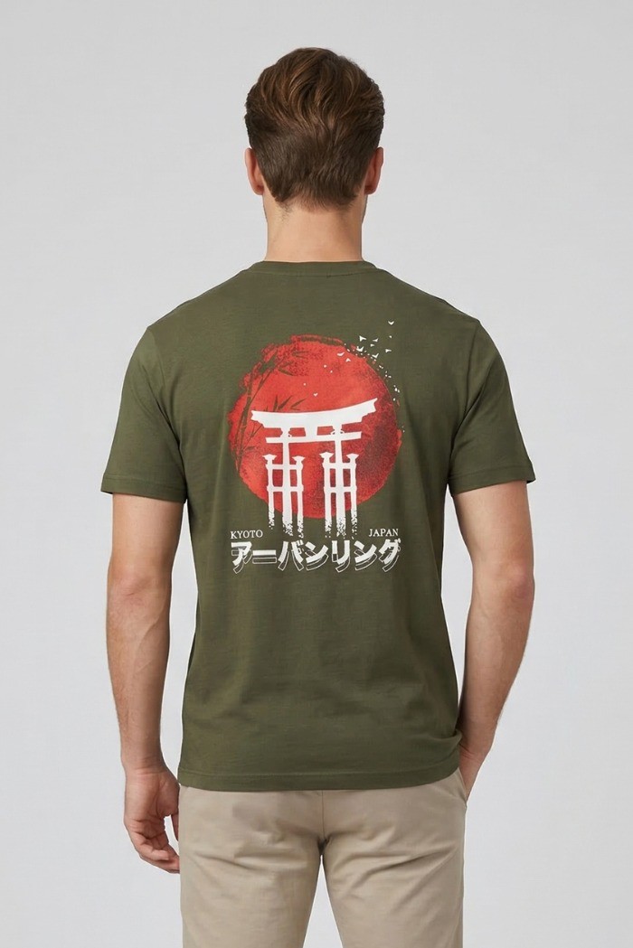 Urban Ring t-shirt in cotone con stampe e taschino UR1110024 [29fde4c0]