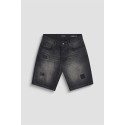Antony Morato bermuda slim fit in black denim Argon mmds00076-fa700169-w02258 [89e95f2c]