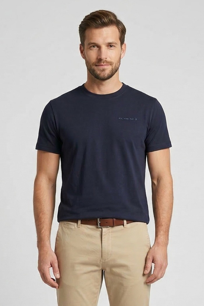 John Richmond t-shirt in cotone Sorim ump26010ts [f8594e02]